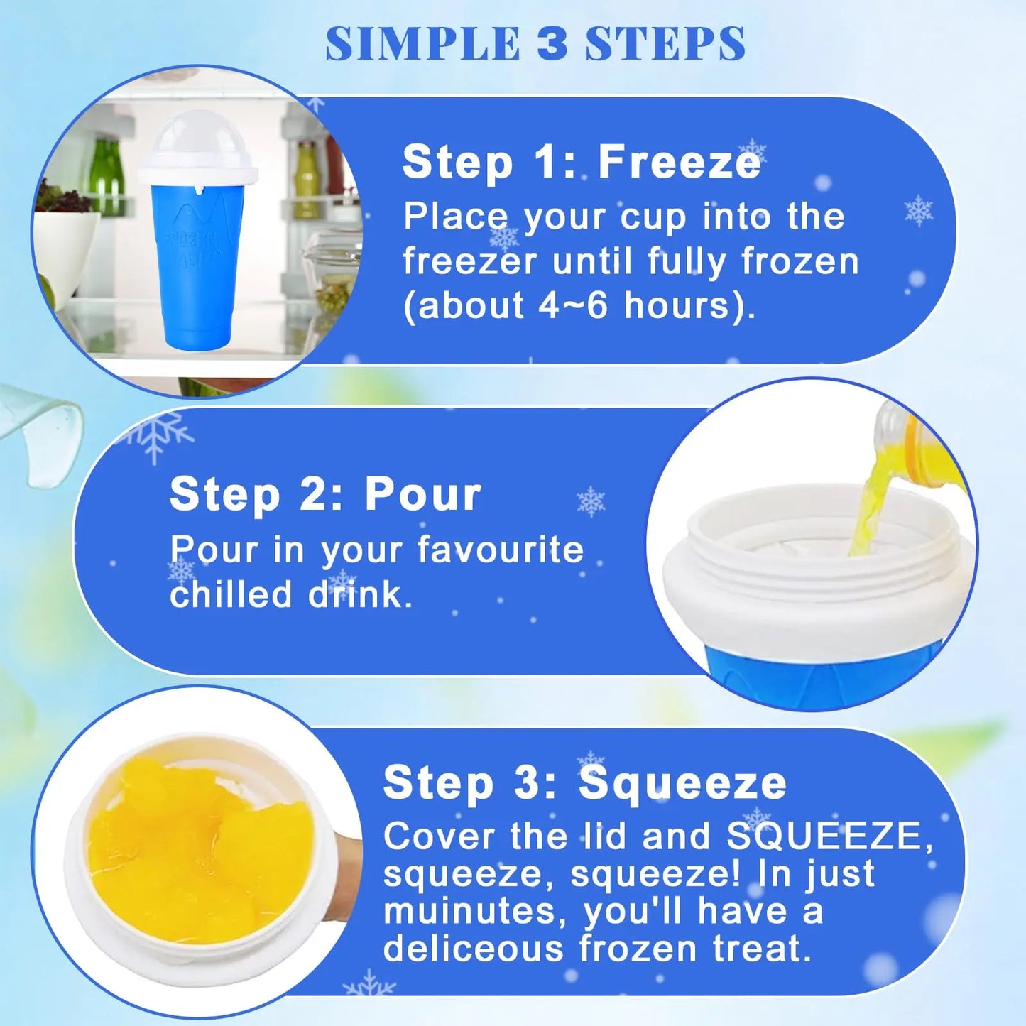 FrostBurst Slushie Maker Cup